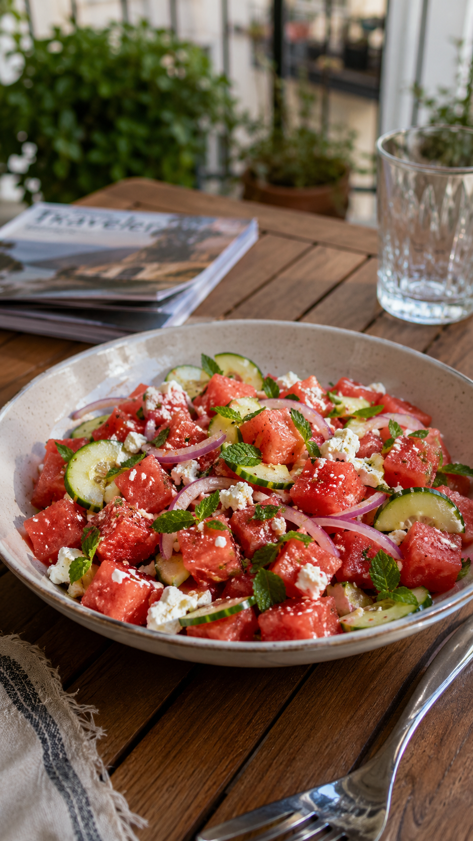 The Best Watermelon Feta Salad for Hot Summer Days!